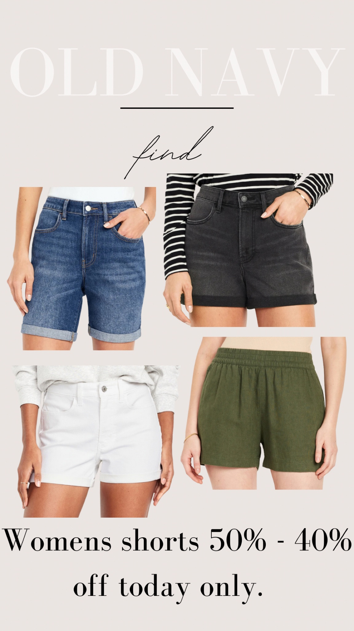 Shorts sale. Old navy  

#LTKmidsize #LTKsalealert #LTKstyletip