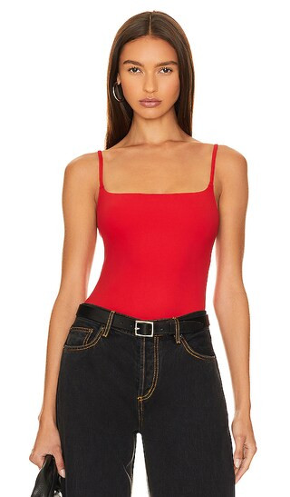 Neoprene Cami Bodysuit in Scarlet | Revolve Clothing (Global)