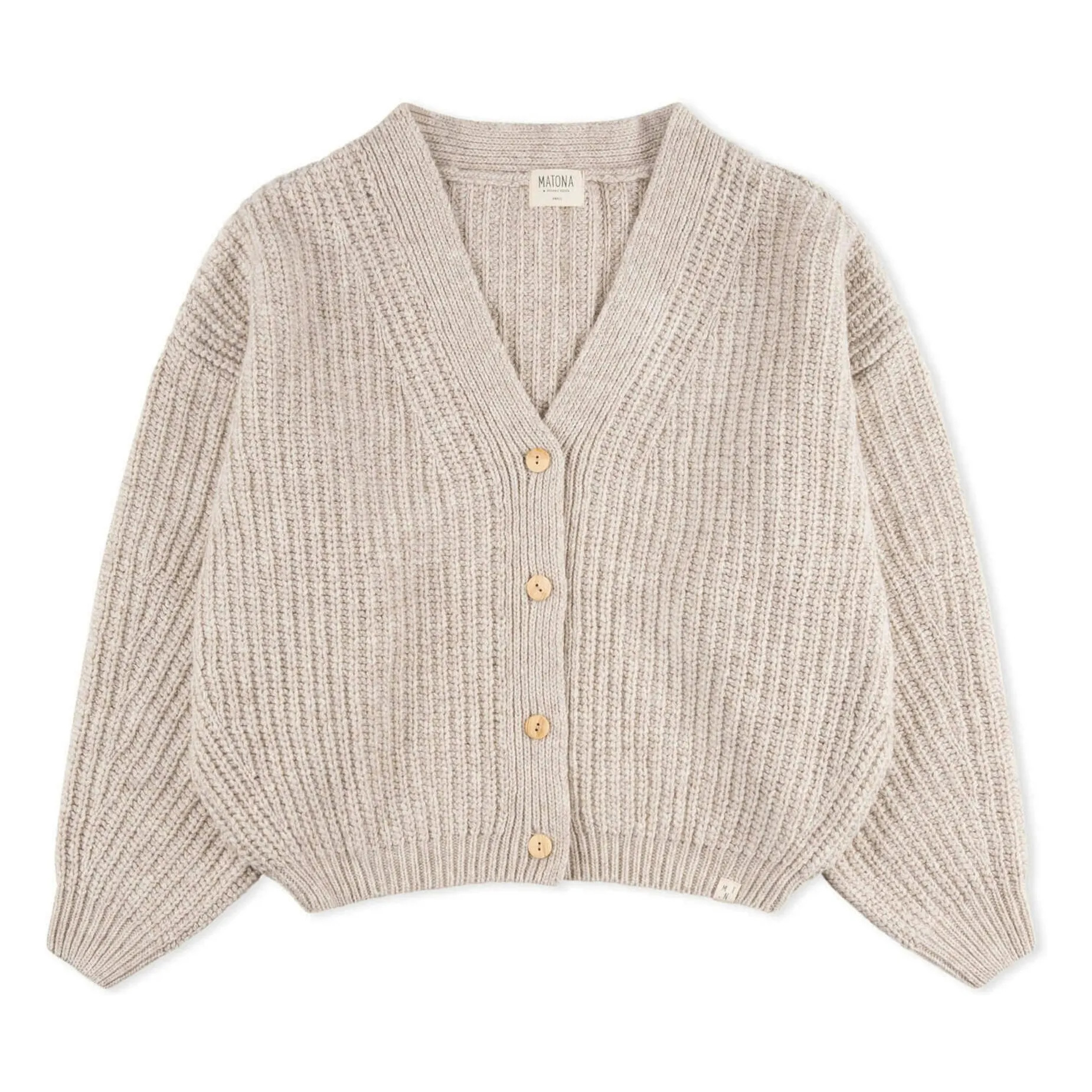 Strickjacke aus Wolle | Hafer | Smallable