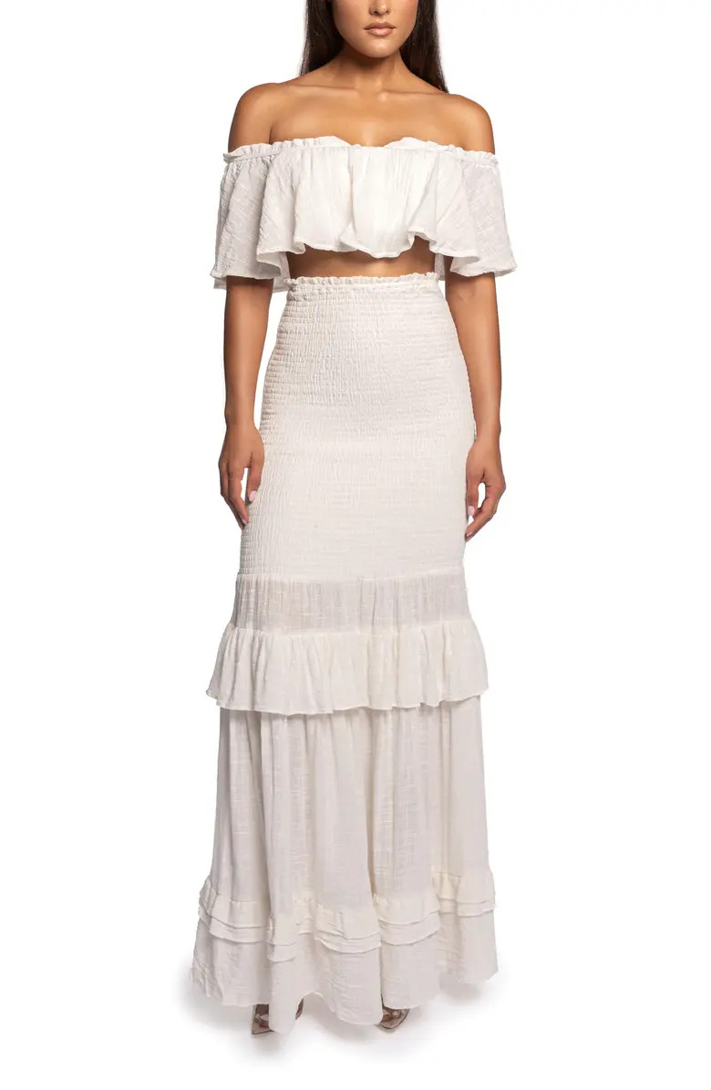 Two-Piece Off the Shoulder Dress | Nordstrom