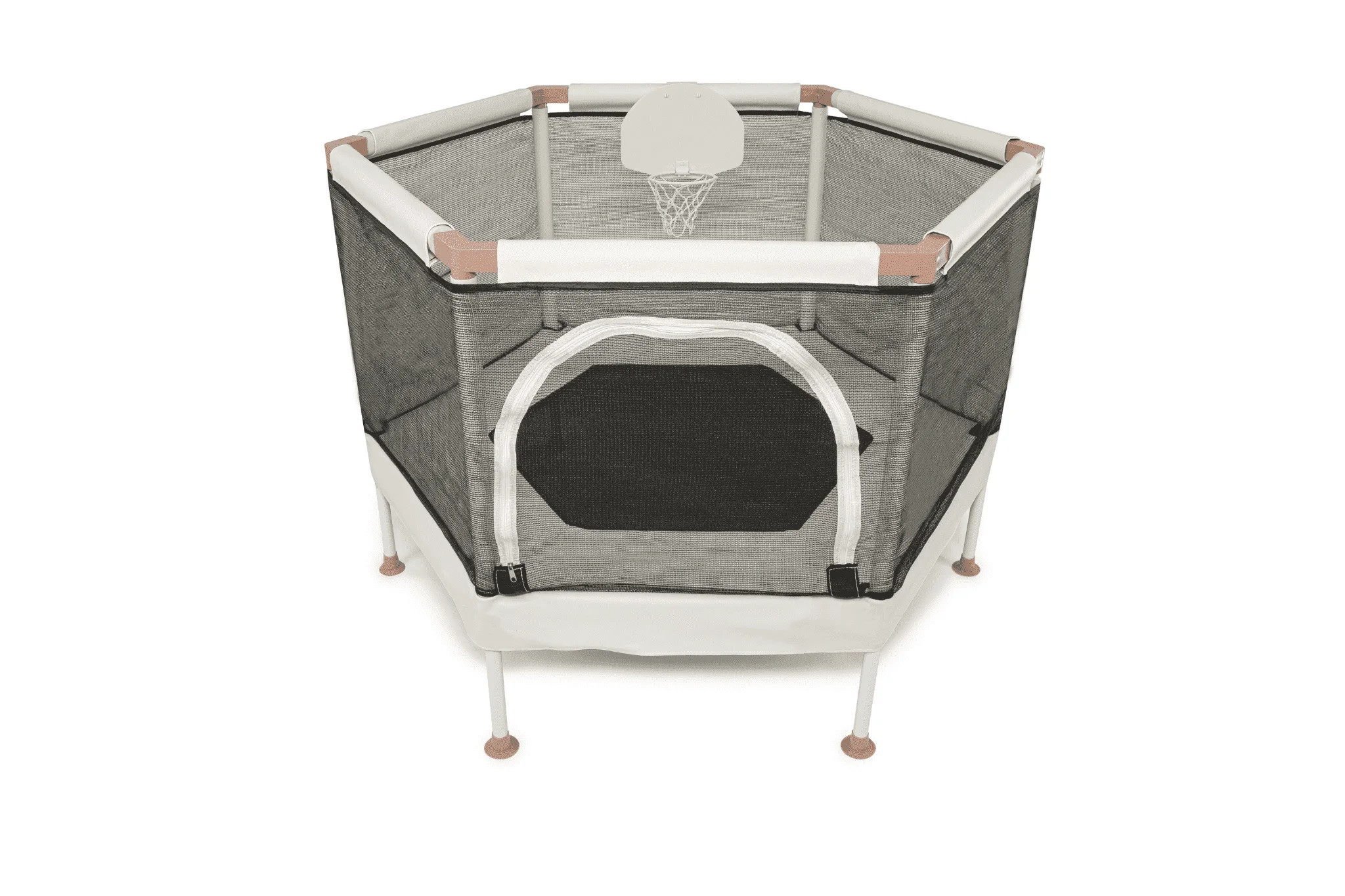 Square House Kids Trampoline, Aesthetic Indoor and Outdoor Toddler Trampoline with Safety Net, Ba... | Walmart (US)