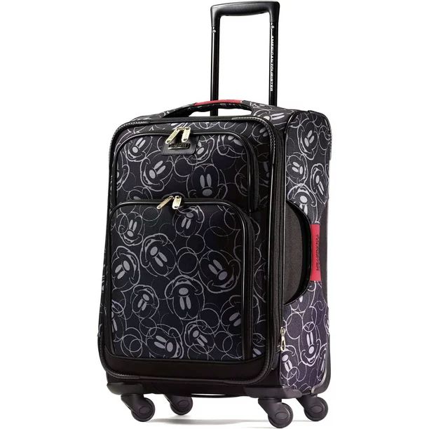 American Tourister Disney Mickey Mouse 21-inch Softside Spinner, Carry-On Luggage, One Piece | Walmart (US)