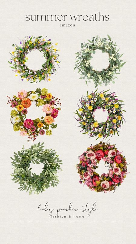 Perfect way to spruce up your front door, with a summer wreath! Shop these summer wreaths, all from Amazon!



Summer wreaths, floral wreath, spring wreath, front door summer wreath, front door wreath, home decor, outdoor home decor, outdoor summer home decor

#LTKhome