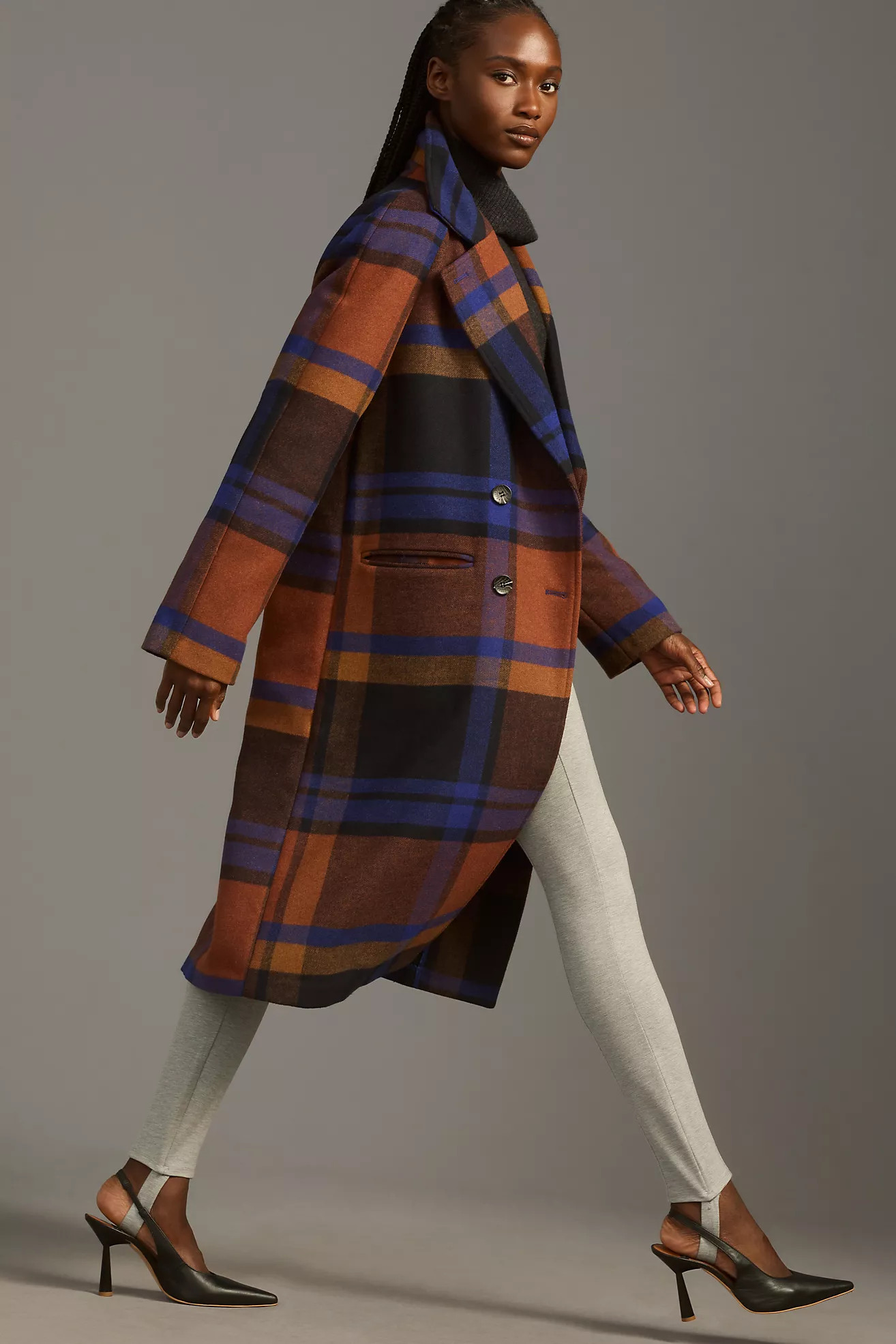 Avec Les Filles Plaid Top Coat | Anthropologie (US)