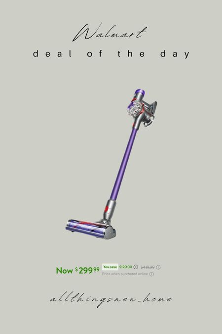 Deal of the day. Dyson Cordless vacuum.

#LTKHome #LTKU #LTKSaleAlert