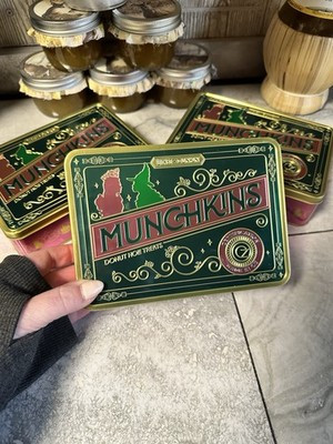 Rare Dunkin WICKED For Good Munchkin Tin Glinda & Elphaba Pink & Green Merch | eBay US
