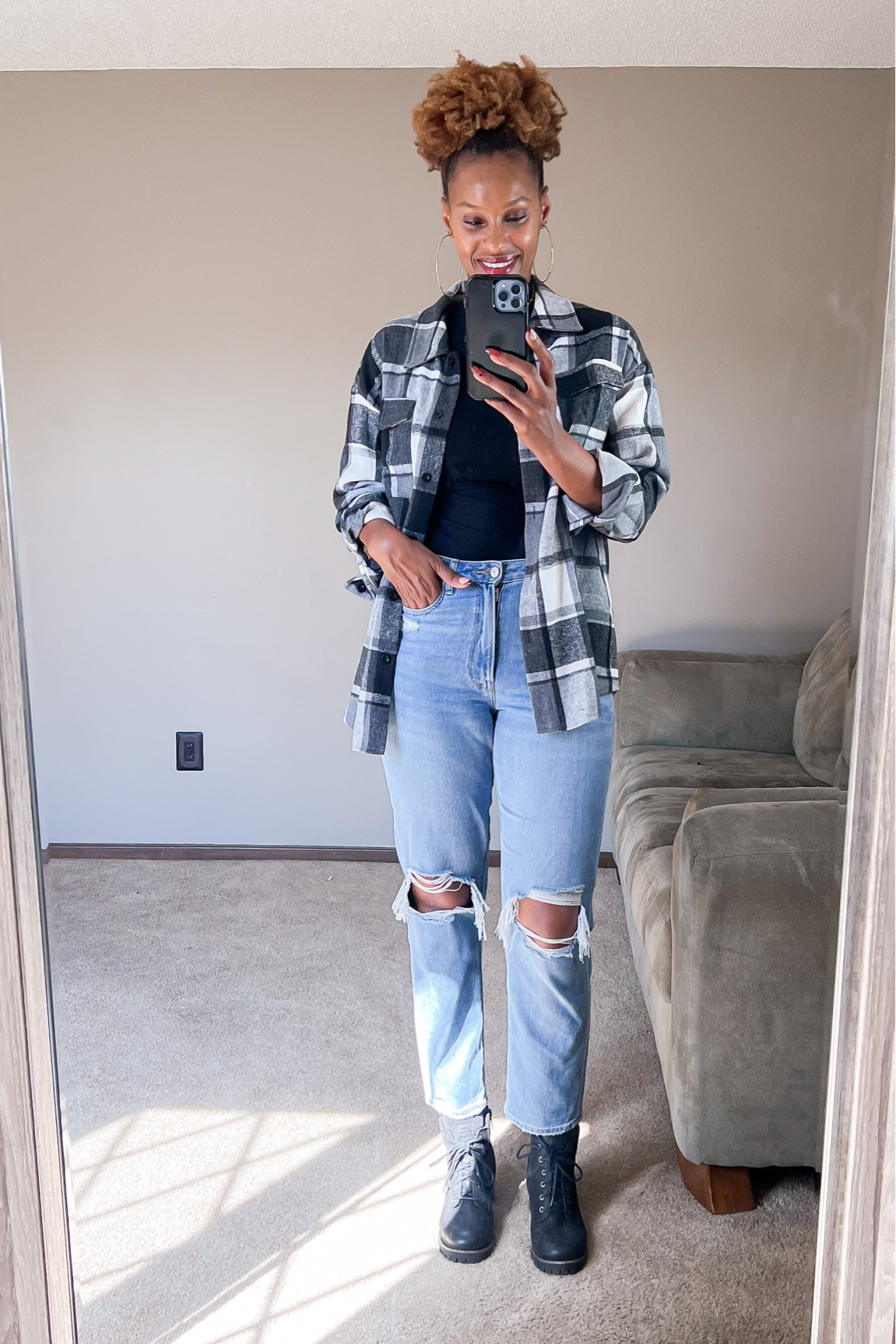 A shacket and jeans are a simple fall outfit ide

#LTKover40 #LTKSeasonal #LTKstyletip