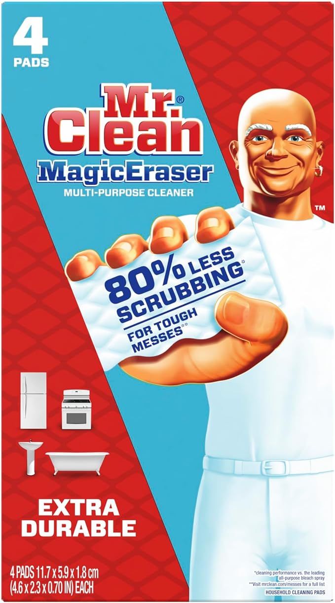 Mr. Clean Magic Eraser Extra Durable Scrubber & Cleaning Sponge 4ct. | Amazon (CA)
