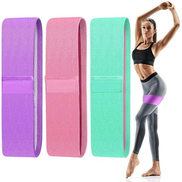 Resistance Bands for Legs and Butt - Non Slip Elastic Exercise Bands Set for Stretching, Strength... | Walmart (US)