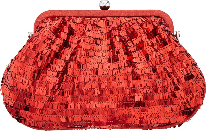 June Sequin Frame Clutch | Nordstrom