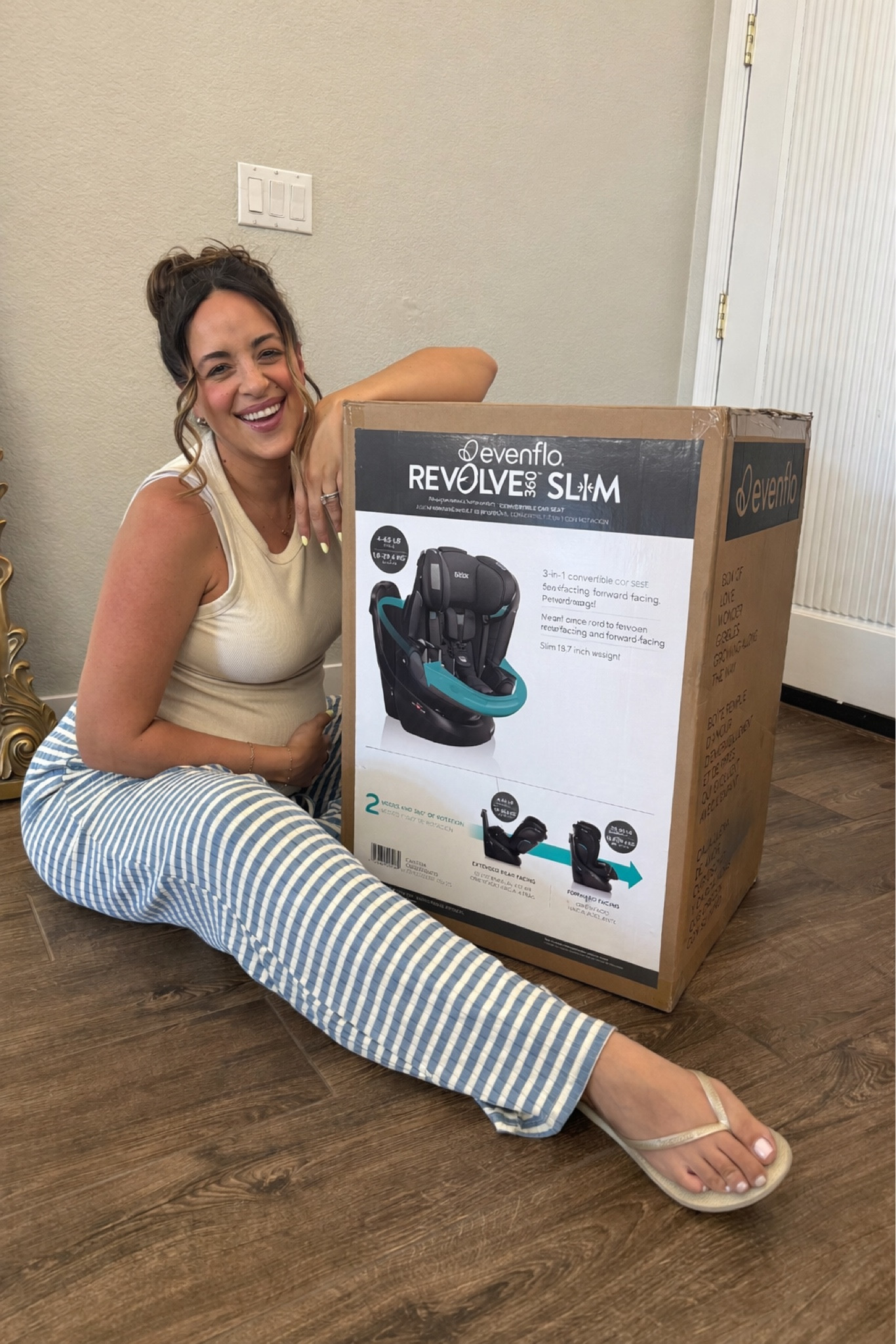#ad getting ahead of things early over here 🤍 we added the @Evenflobaby Revolve360 Slim from @target to Taz’s car and I’m already so happy we did… it’s way more space-friendly and just makes everything feel easier moving forward!
if you’re planning ahead or needing an upgrade, this is actually the best time. Target's car seat trade-in event is happening 4/19–5/2! Bring in your old car seat to be recycled and you’ll get 20% off a new Evenflo car seat, stroller, or travel system (coupon valid through May 16!) linked ours here 🫶 #TargetPartner #targetbaby #target #evenflobaby 

#LTKBump #LTKBaby #LTKmomlife