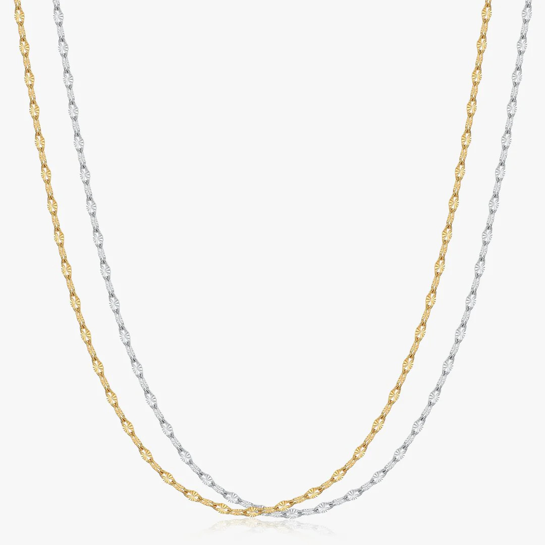 Sequin Chain Necklace | Flaire & Co.