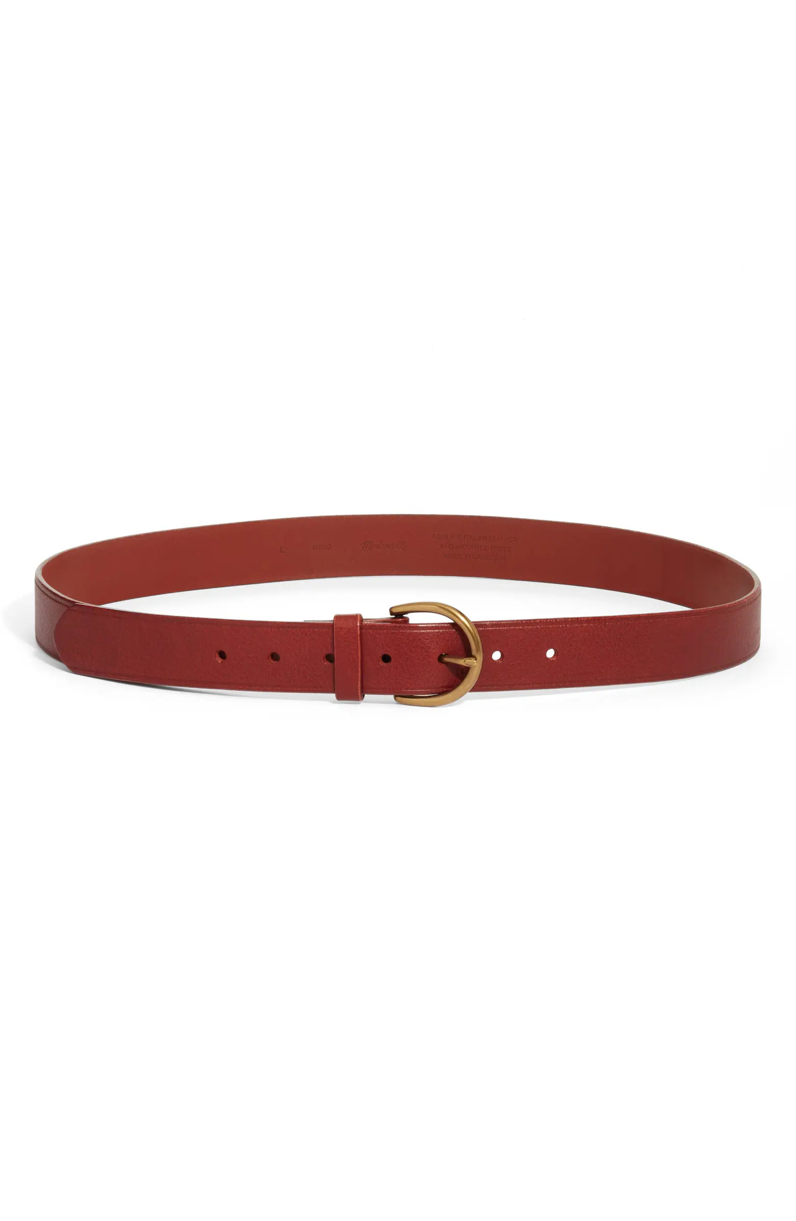 Medium Perfect Leather Belt | Nordstrom