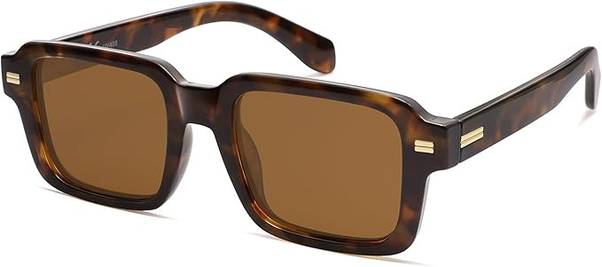 SOJOS Retro Square Polarized Sunglasses for Women Men 70s 80s Vintage Rectangle UV400 Sunnies SJ2... | Amazon (US)