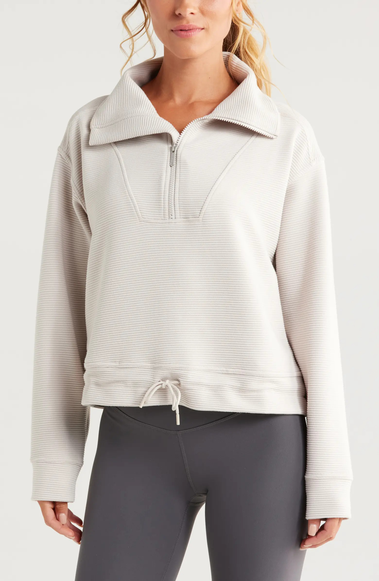 Zella Kickback Ottoman Half Zip Pullover | Nordstrom | Nordstrom