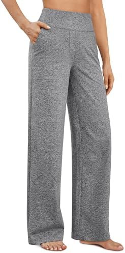 G4Free EverGoing Yoga Pants Women Wide Leg Pants with Pockets High Waist Stretch Dress Casual Swe... | Amazon (US)