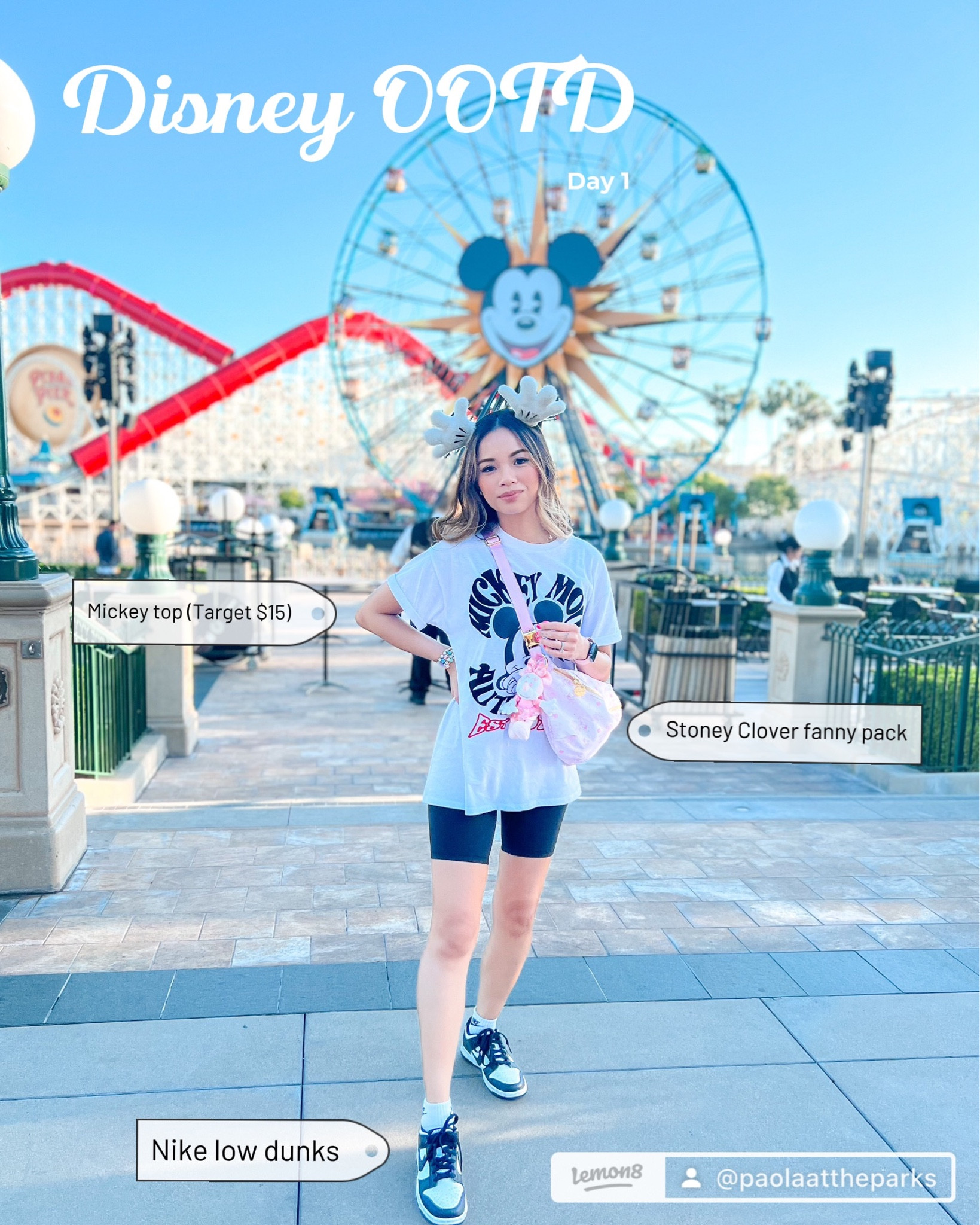 Mickey ears shirt pandas nike low dunks target $15 ootd Disney parks 

#LTKunder50 #LTKSeasonal #LTKtravel