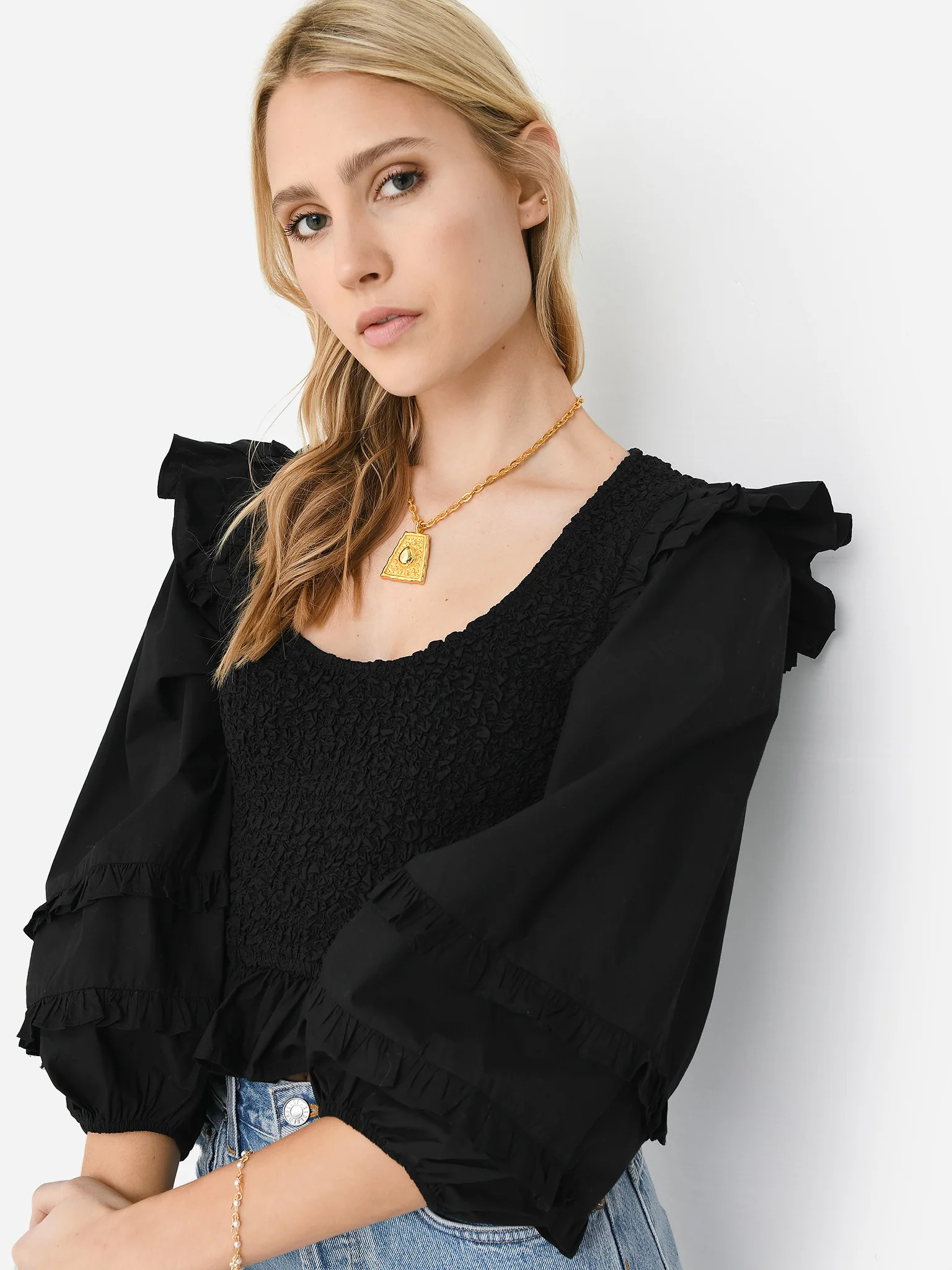 Cleobella Women's Veronika Blouse | Saint Bernard