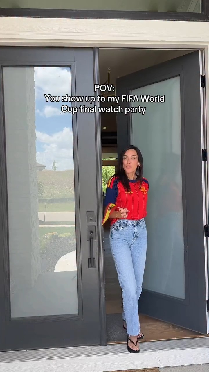 If there's a match on, this is probably what I'm wearing. ❤️💛⚽  #WorldCupFinal #Spain #GameDayLook 

 #LTKdayinmylife #LTKgrwm #LTKootd