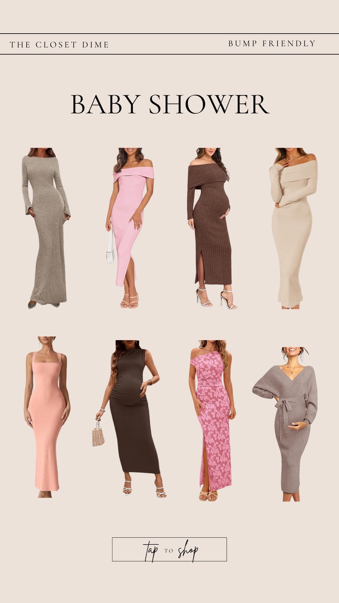 Baby shower dress options!
These dresses are so flattering and I love the simplicity of the silhouettes. 


#LTKWedding #LTKNYFW #LTKBump
