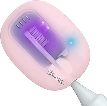 YourMate UVC Rechargerable Toothbrush Sanitizer Case Travel Toothbrush Covers Case with Holder fo... | Amazon (US)
