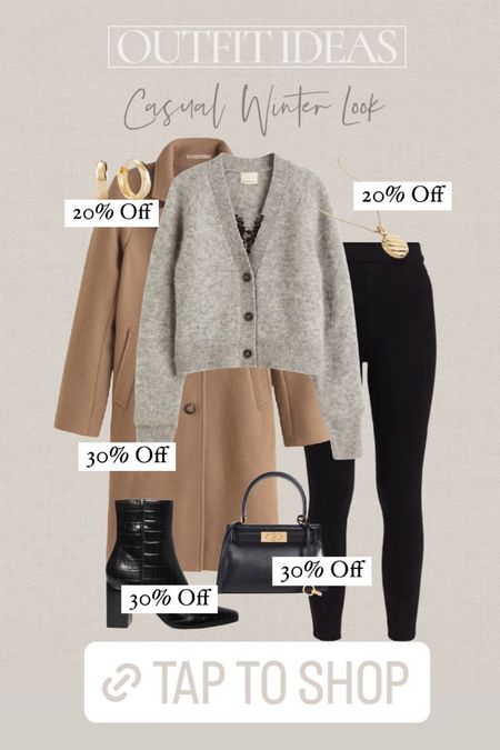 Fall Outfit Ideas 🍁 Casual Fall Look
A fall outfit isn’t complete without a cozy jacket and neutral hues. These casual looks are both stylish and practical for an easy and casual fall outfit. The look is built of closet essentials that will be useful and versatile in your capsule wardrobe. 
Shop this look 👇🏼 🍁 
P.S. Most of these items are included in a Black Friday sale! The coat is 30% off, Jewlery 20% off, shoes 30% off and discounts on the purse!

#LTKCyberweek #LTKGiftGuide #LTKHoliday
