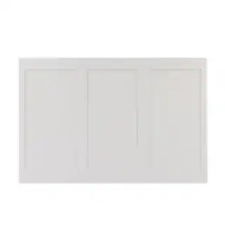 1/4 in. x 48 in. x 32 in. Shaker Style Primed MDF Wainscot Paneling | The Home Depot