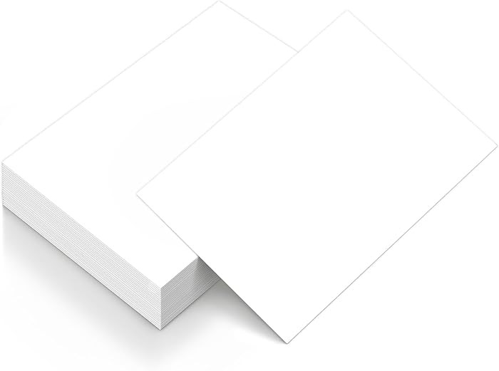 50 Sheets White Cardstock 8.5 x 11 Certificate Paper | Amazon (US)