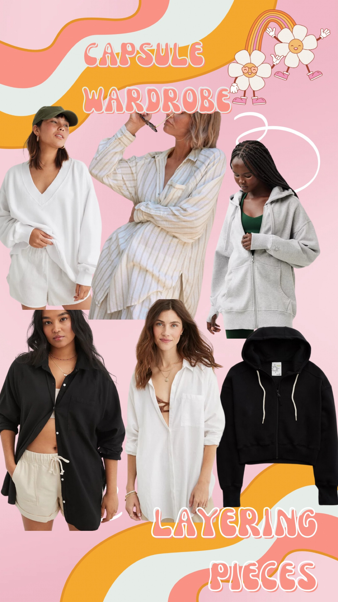 Capsule wardrobe layering pieces

#springstyle
#springoutfit
#springstyle #capsulewardrobe #aerie

#LTKfindsunder50 #LTKtravel #LTKworkwear