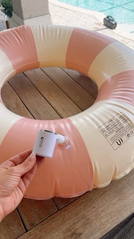 The best little rechargeable air pump from Amazon. Blew this float up in under a minute. Summer must have, pool finds, beach finds, Amazon summer finds 

#LTKHome #LTKFindsUnder50 #LTKSeasonal