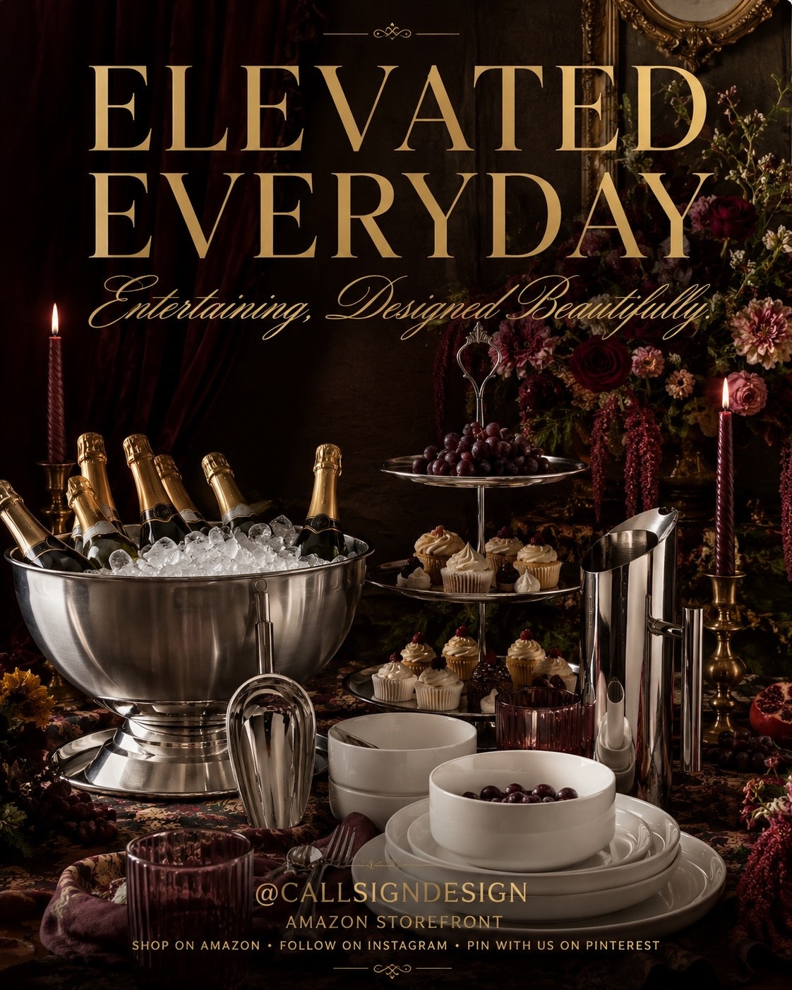 Entertain beautifully with timeless pieces that make every gathering feel a little more special. From polished serving pieces and elegant drinkware to candlelight and classic tableware, these Amazon finds bring effortless sophistication to hosting at home. Perfect for dinner parties, holidays, and everyday moments worth elevating.

#AmazonFinds #EntertainingAtHome #HostingInspiration #TableSetting #Serveware #ClassicHomeDecor #TimelessStyle #DinnerParty #AmazonHome #ElegantLiving #HomeEntertaining #LuxuryForLess #Tablescape #HostessStyle #callsigndesign