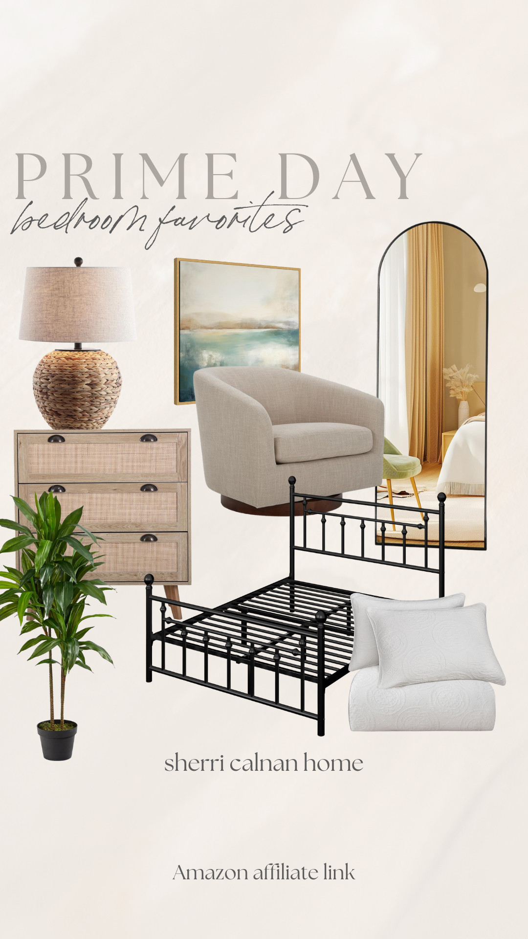 Amazon Prime Day Bedroom

coastal bedroom. amazon vintage bed, amazon black bed, amazon rattan dresser, amazon faux plant, amazon swivel chair, sherri calnan home 

 #LTKSeasonal #LTKHome #LTKSaleAlert