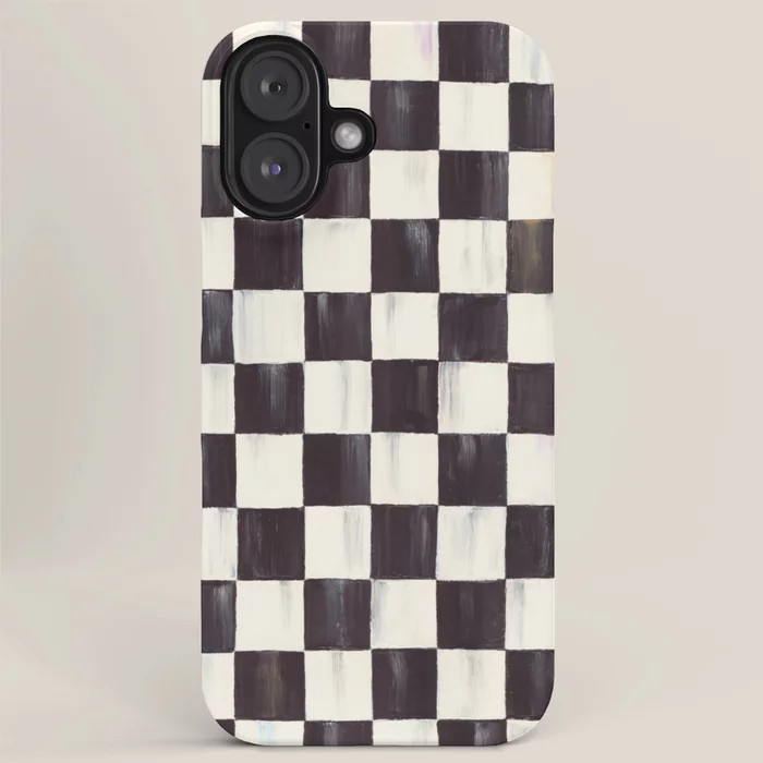Society6 x Mackenzie Childs Courtly Check iPhone Case | Society6