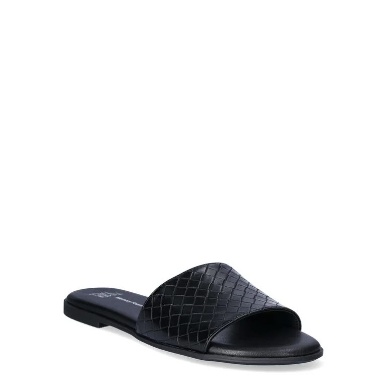 Time and Tru Women's Woven Slide Sandals | Walmart (US)