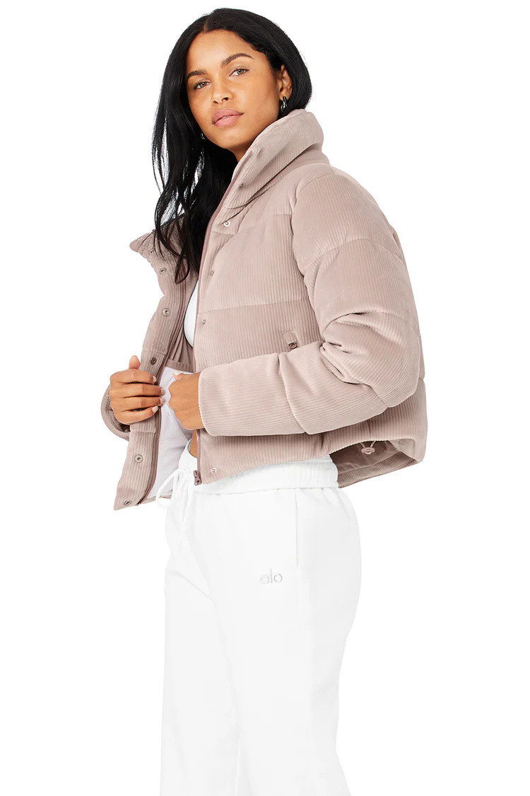 NewRibbed Velour Gold Rush Puffer$248$248 | (2)or 4 installments of $62 by | Alo Yoga (US)
