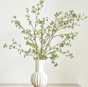 Avoeco Artificial Greenery Stems, 47”Tall Fake Plants Branches, Real Touch Faux Enkianthus Peru... | Amazon (US)