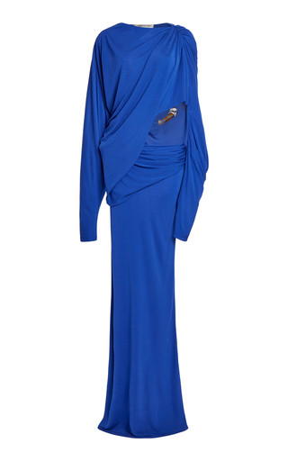 Draped Jersey Maxi Dress | Moda Operandi (Global)