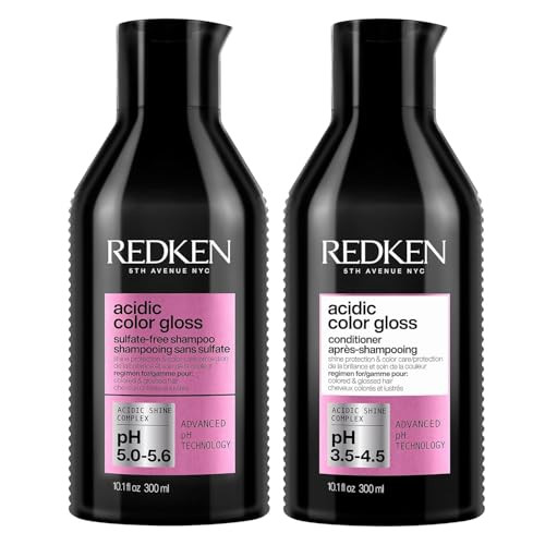 Redken Acidic Color Gloss Shampoo & Conditioner Set For Color Treated Hair - Protects Vibrancy and Extends Hair Shine, Sulfate-Free | Amazon (US)