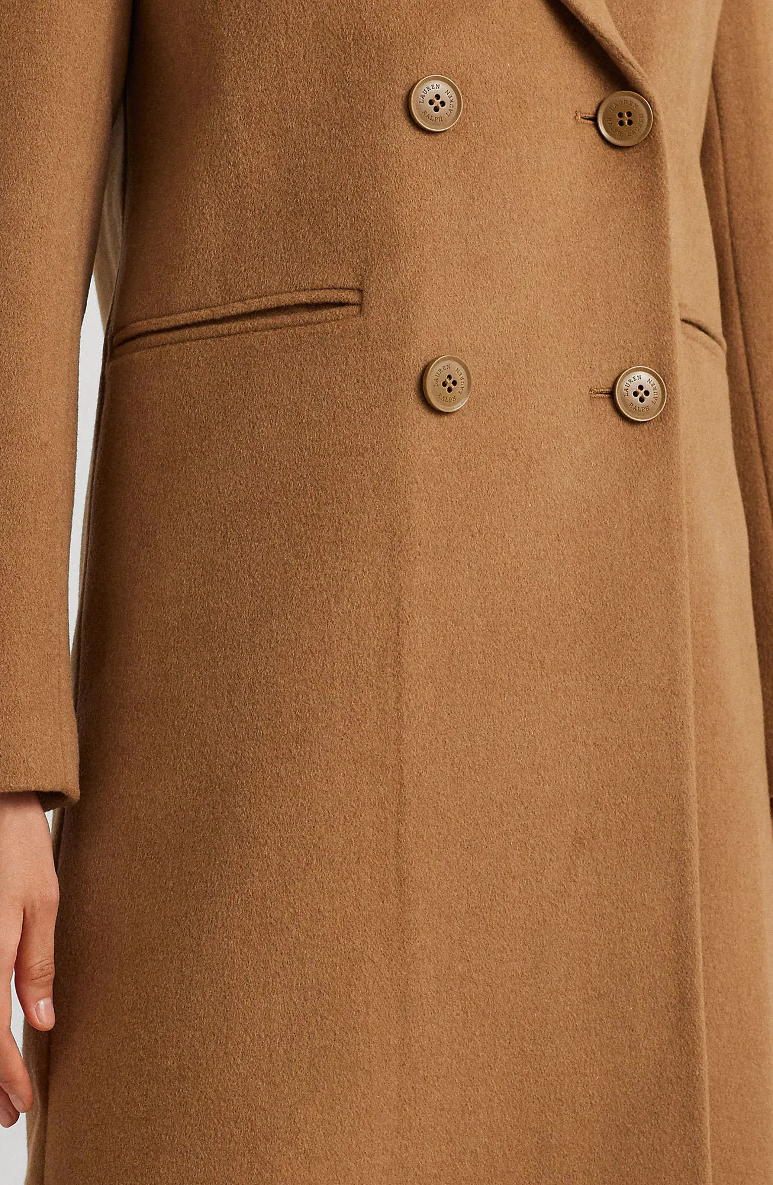 Double Breasted Wool Blend Reefer Coat | Nordstrom