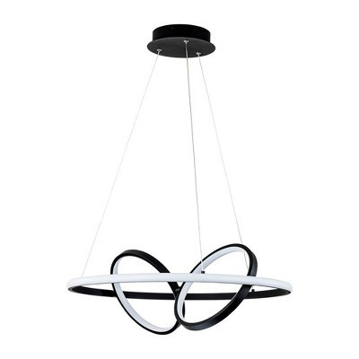 C Cattleya Modern Adjustable Black Aluminum Dimmable LED Chandelier | Target