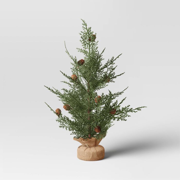 Cedar Artificial Tree with Pinecones Green/Brown - Threshold™ | Target