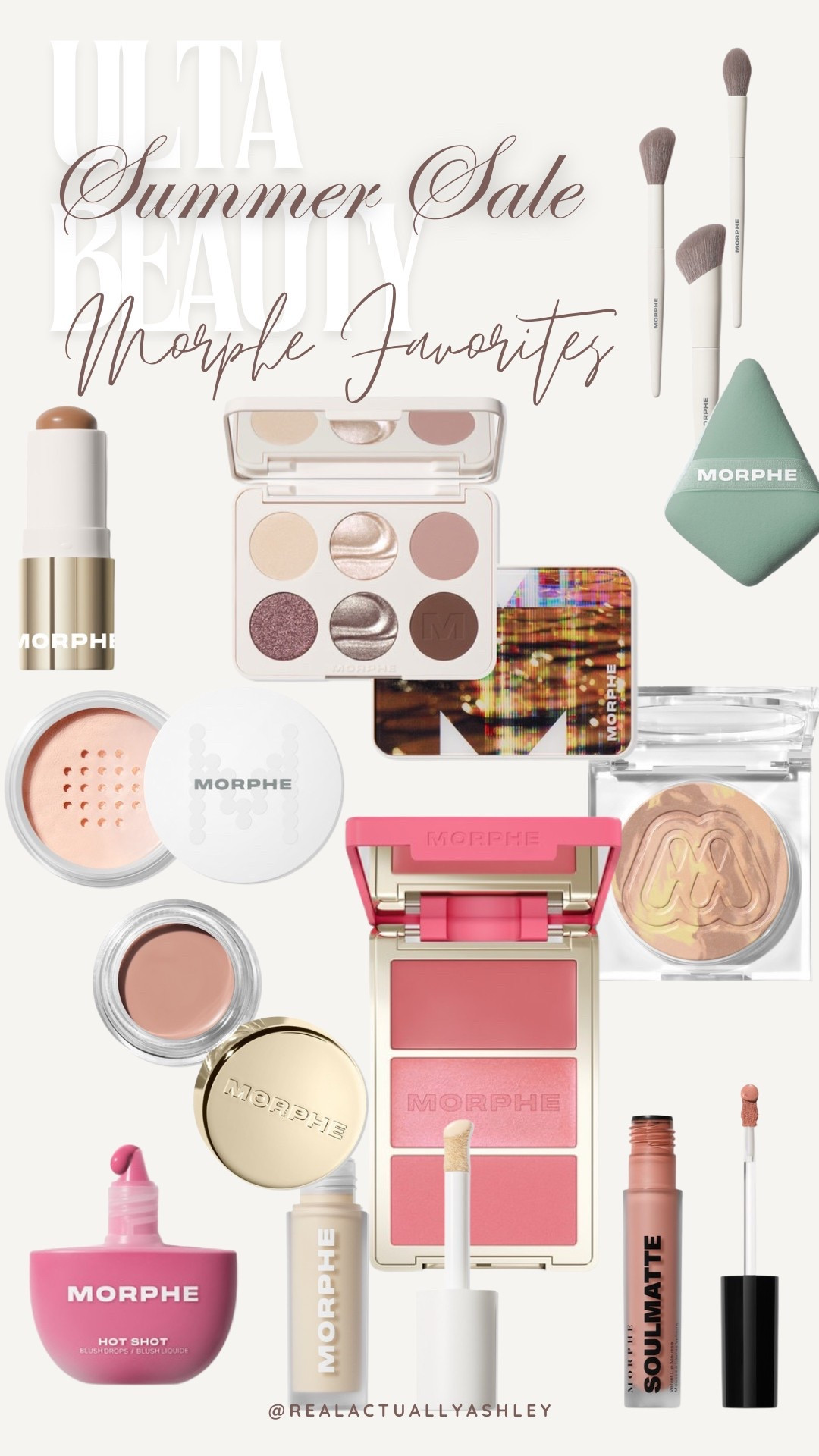 #ad #UltaBeauty #Ulta 
So excited to partner with Ulta to talk about some of my Morphe Favorites! Everything is part of their Big Summer Beauty Sale and the woke brand is 30% off! You will never catch me not crushing on these products. Shop these products and more through my LTK shop on Ulta Beauty’s website! 
Happy Summer Shopping ☀️
@ultabeauty

