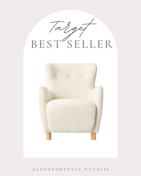 Target Best Seller Accent Chair 

#target #targetstyle #targethome #homedecor 

#LTKhome #LTKFind #LTKstyletip