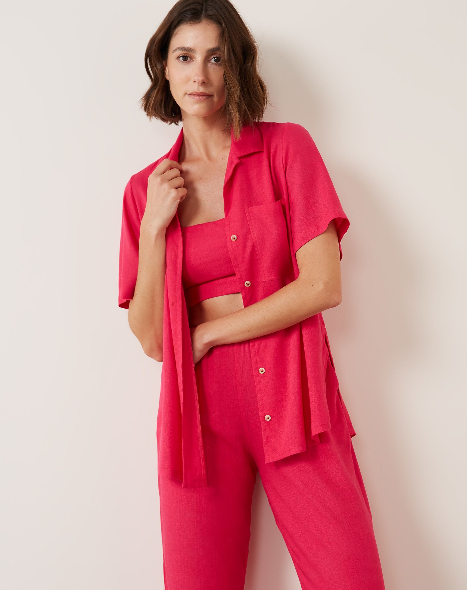 Luiza Botto Camisa Social Basica | Amaro (BR)