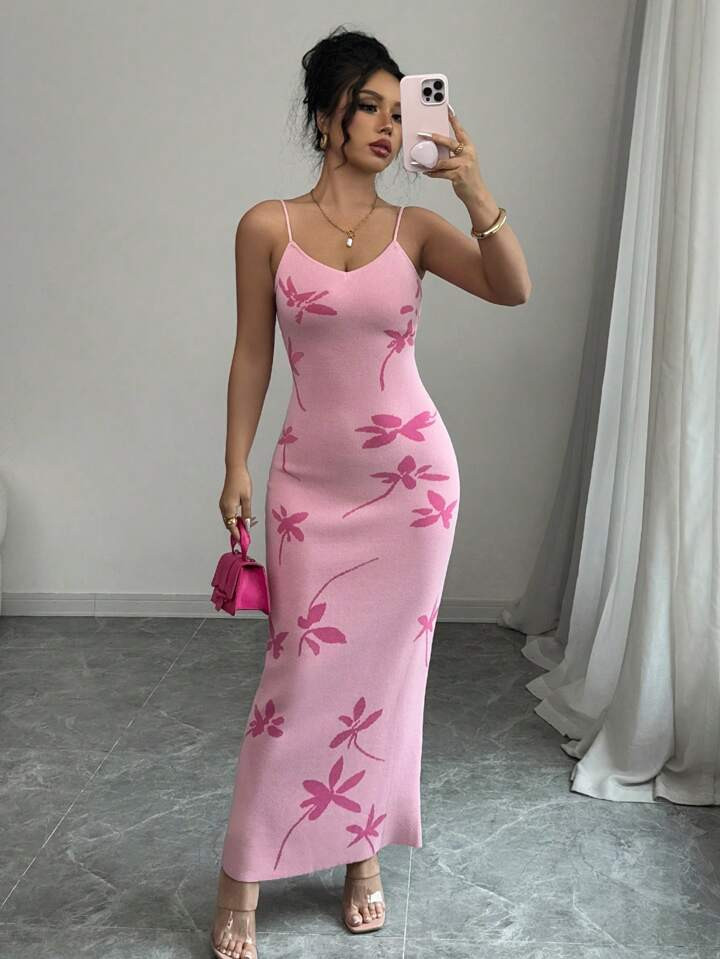 $13.75
Estimated
-35%
$21.19
Special Coupon $3.44 OFF

Save $0.86 off this item after joining.
Rafferiza Women's Floral Pattern Long Slim Fit Camisole Knit Dress
5.00
(1)
#13 Bestseller
in Pink Women Sweater Dresses

Size
US
Size Guide
4 (S)
6 (M)
8/10 (L)
Not your size? Tell me your size 
 | SHEIN