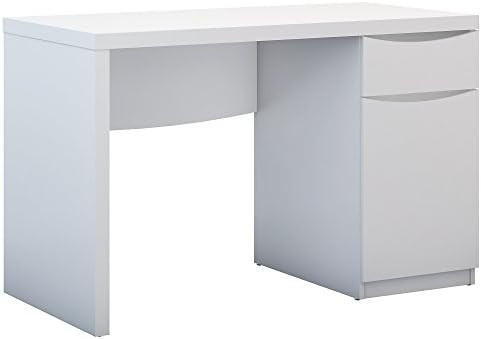 Bush Furniture Montrese Small Computer Desk in Pure White | Amazon (US)