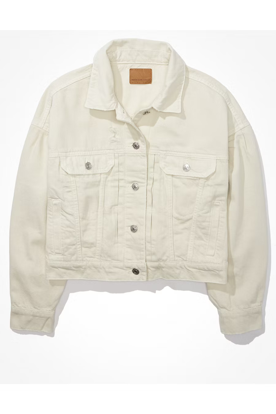 AE Cropped Denim Jacket | American Eagle Outfitters (US & CA)