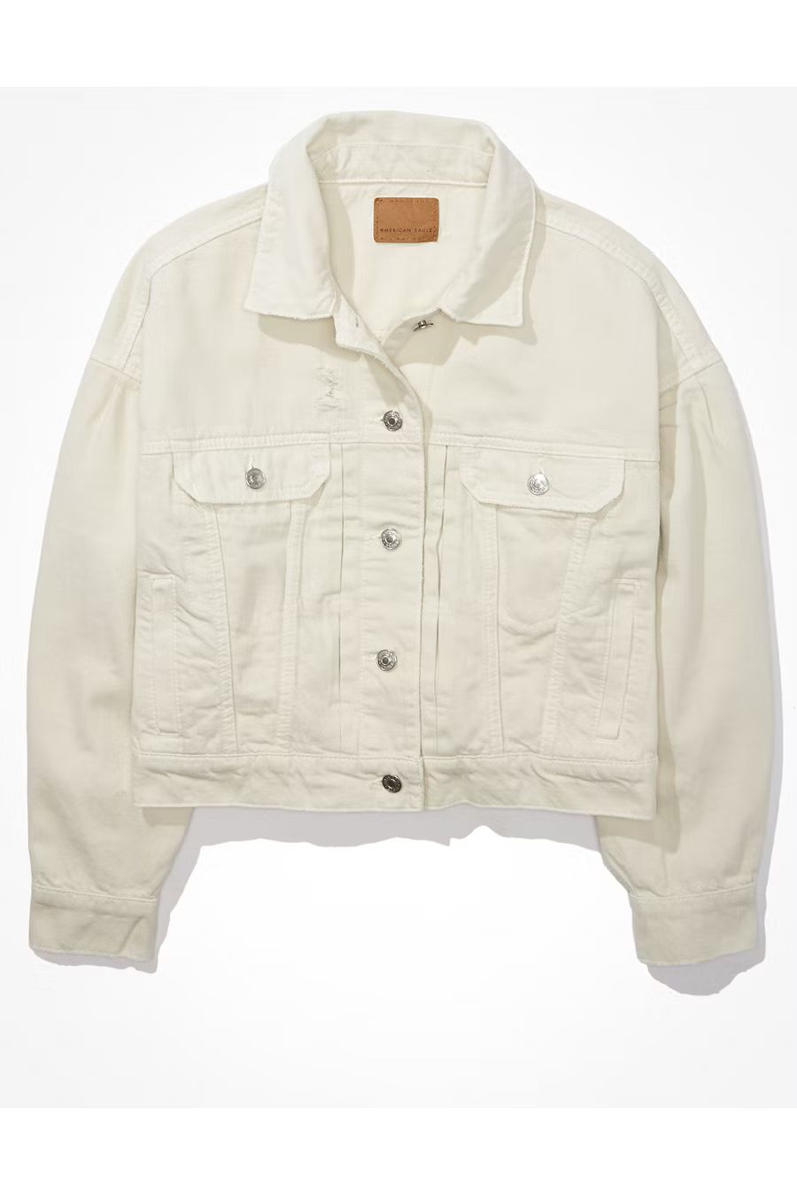 AE Cropped Denim Jacket | American Eagle Outfitters (US & CA)