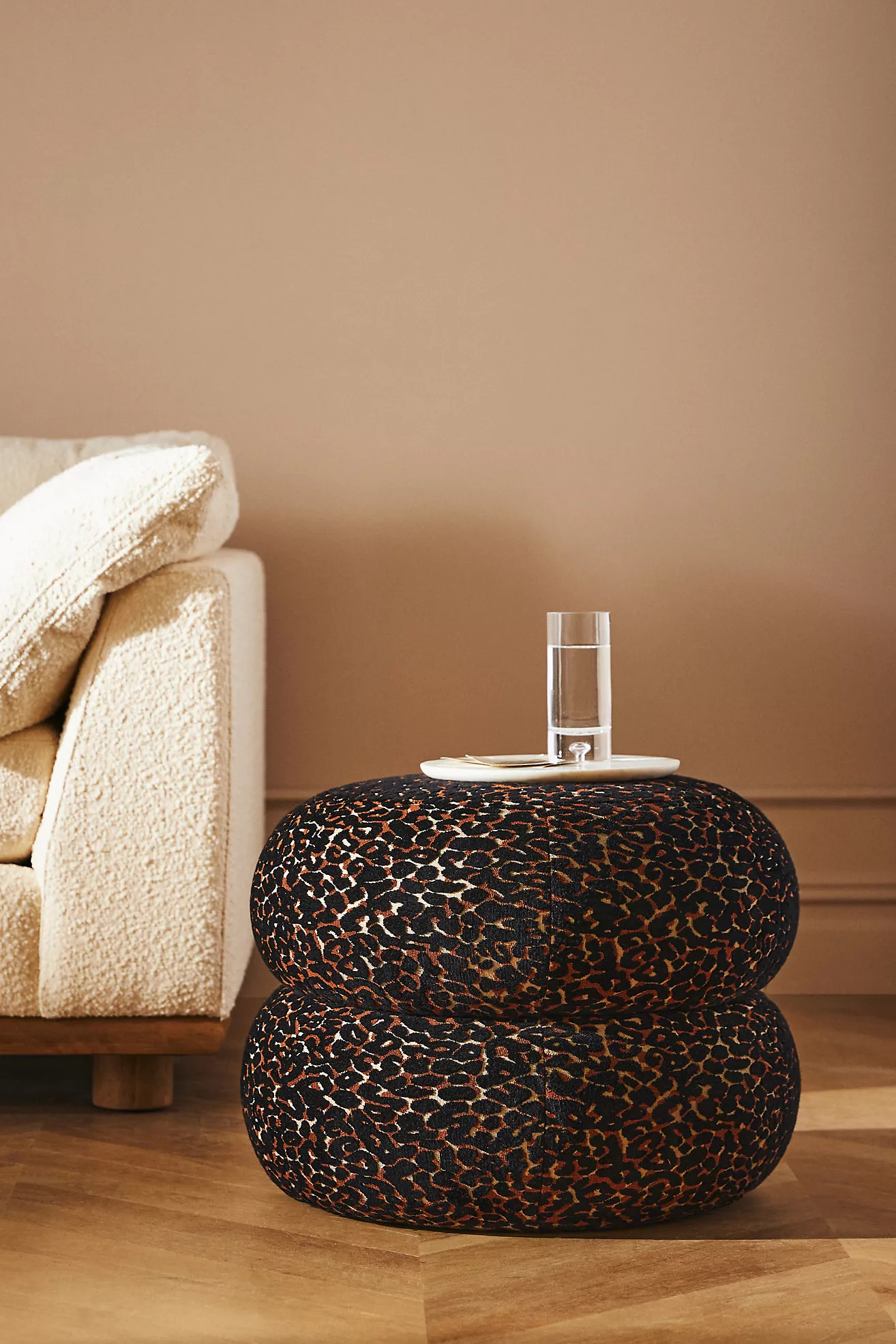 Muntz Leopard Ottoman | Anthropologie (US)