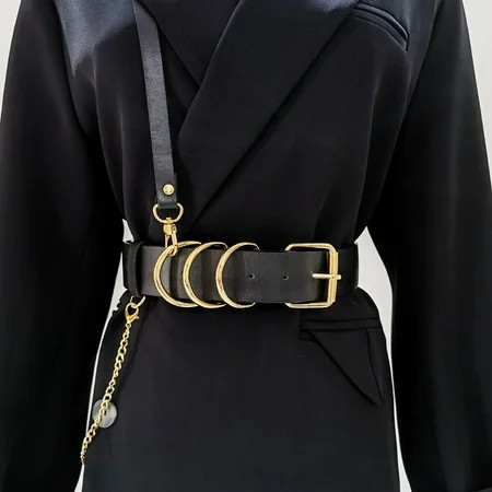 Waist Harness Belt Chest Belt Dance Costume Niche Clothing Accessories Gothic Waistband Punk Rock Belts for Women for Girls | Walmart (US)
